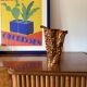 Angelo Bragalini, Mid-century copper vase, Bologna Italy 1960s