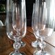 Lot de 4 flûtes à champagne en cristal