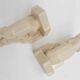 French Art Deco Ceramic Bookends in Elephant Motif, 1930s