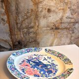 Large plate with bird motif, Stoviglierie pottery.