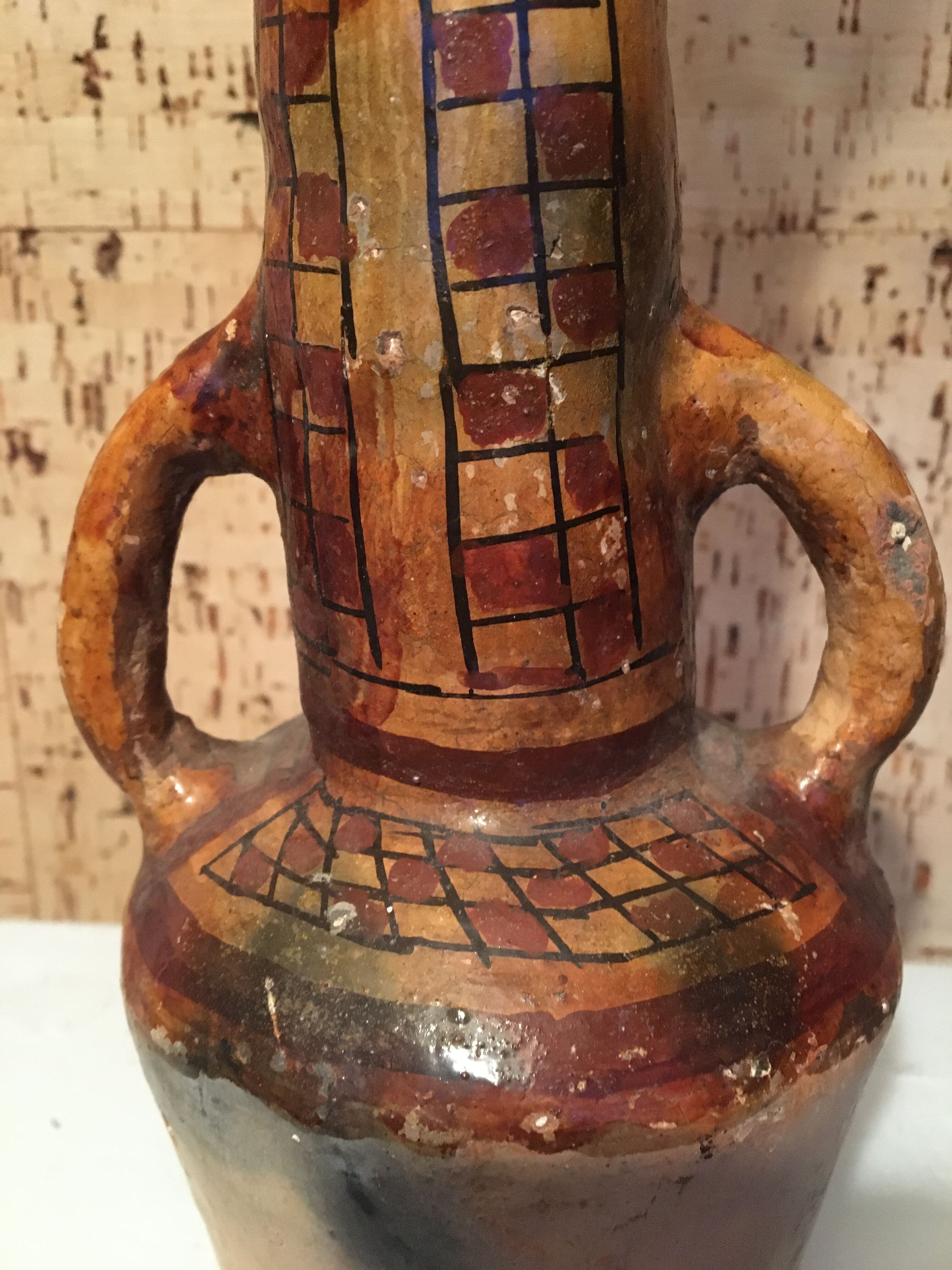 Terracotta soliflora vase