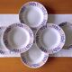 6 antique deep plates in Gien earthenware