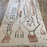 Handwoven wool Berber rug