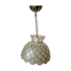 Lustre vintage 60 en nacre & bronze