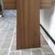 Vintage desk in brown formica