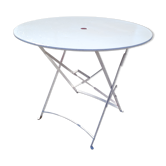 Folding garden table