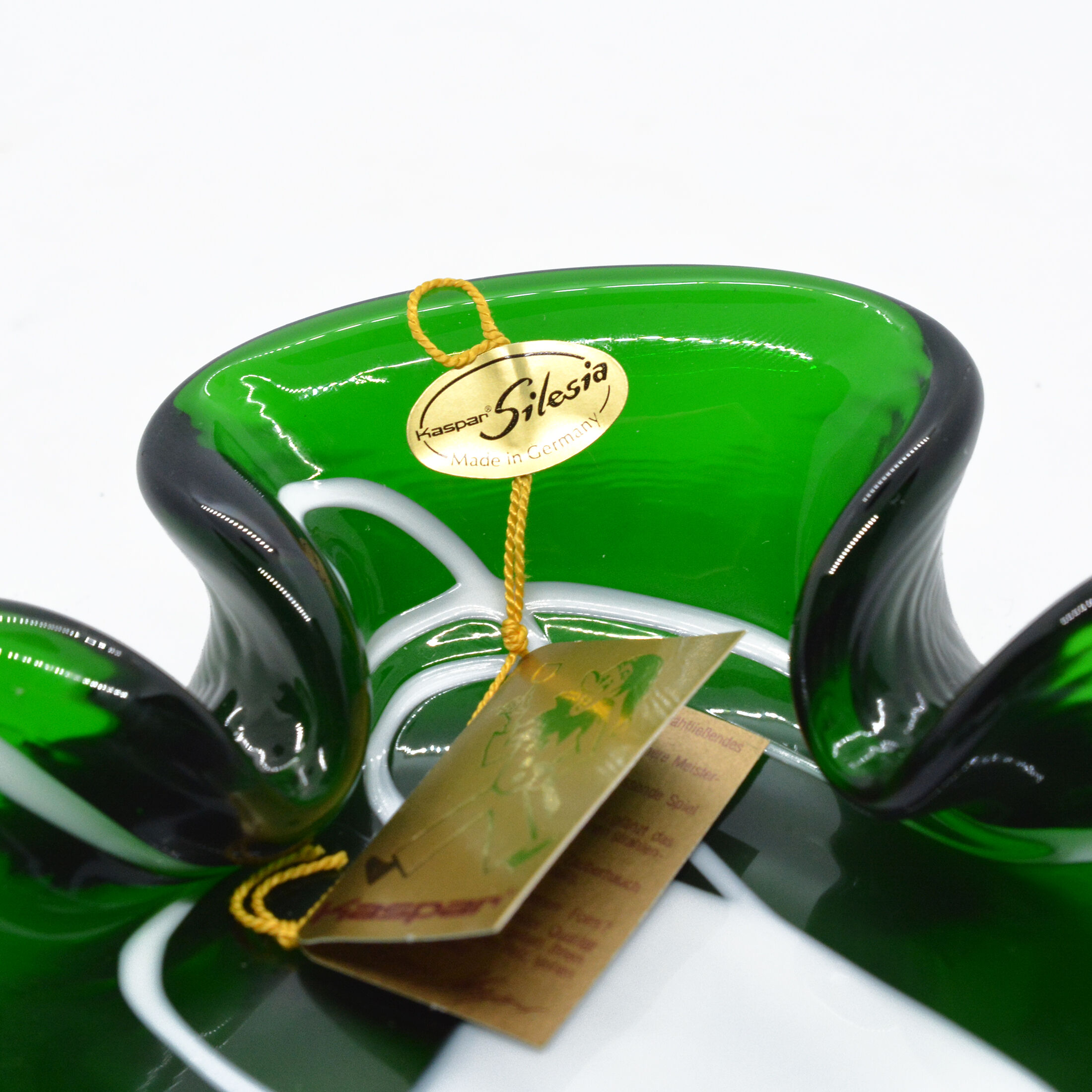 Kaspar Single Art glass ashtray, Germany 1970s