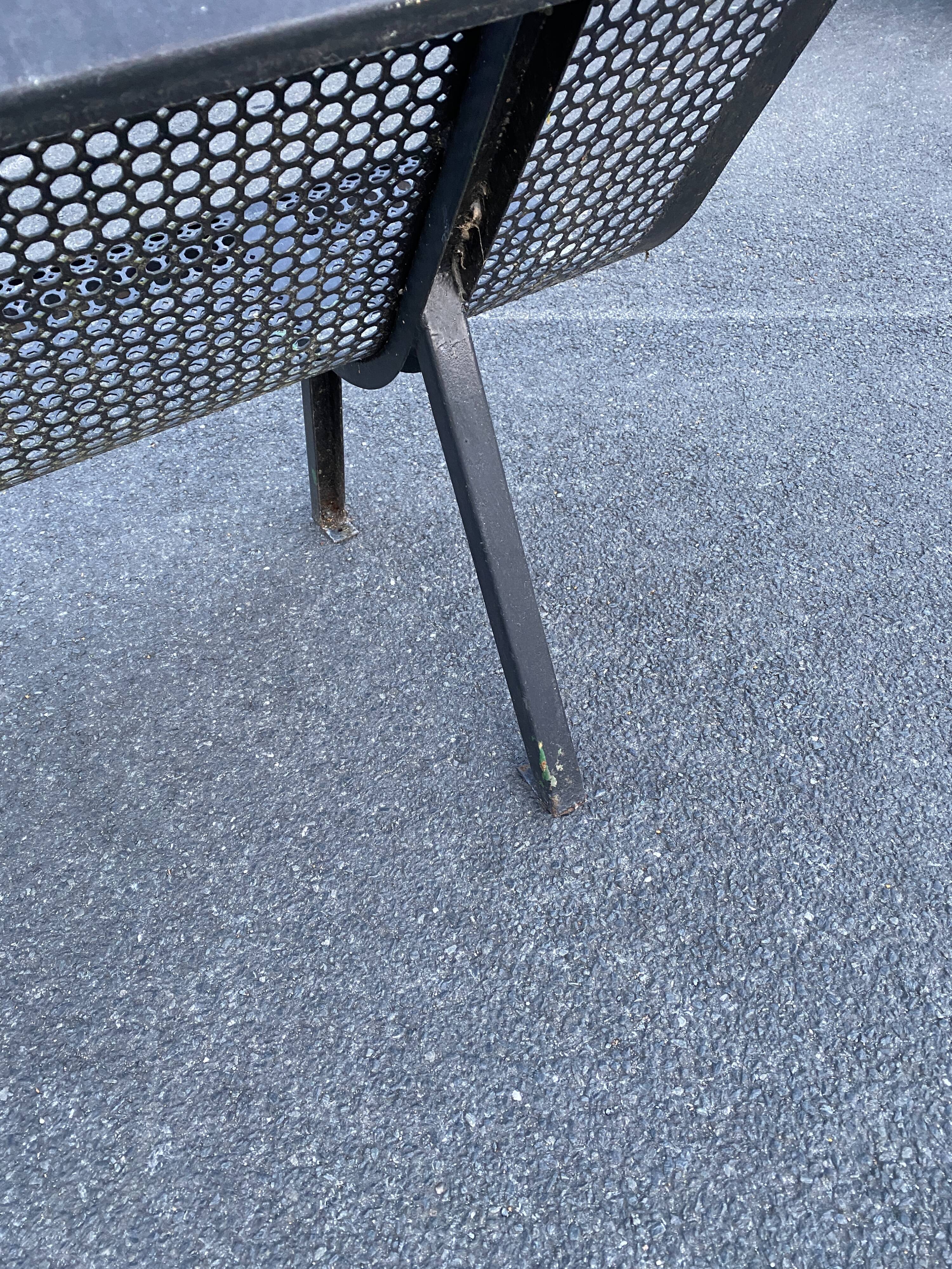 Public garden bench 1950