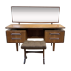 G-Plan teak dressing table and stool - 70s