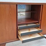 Enfilade danoise vintage, bois de teck