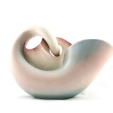 Light Pink Lacquered Terracotta Centerpiece Model Nr 610 by Vibi, Turin, Italy
