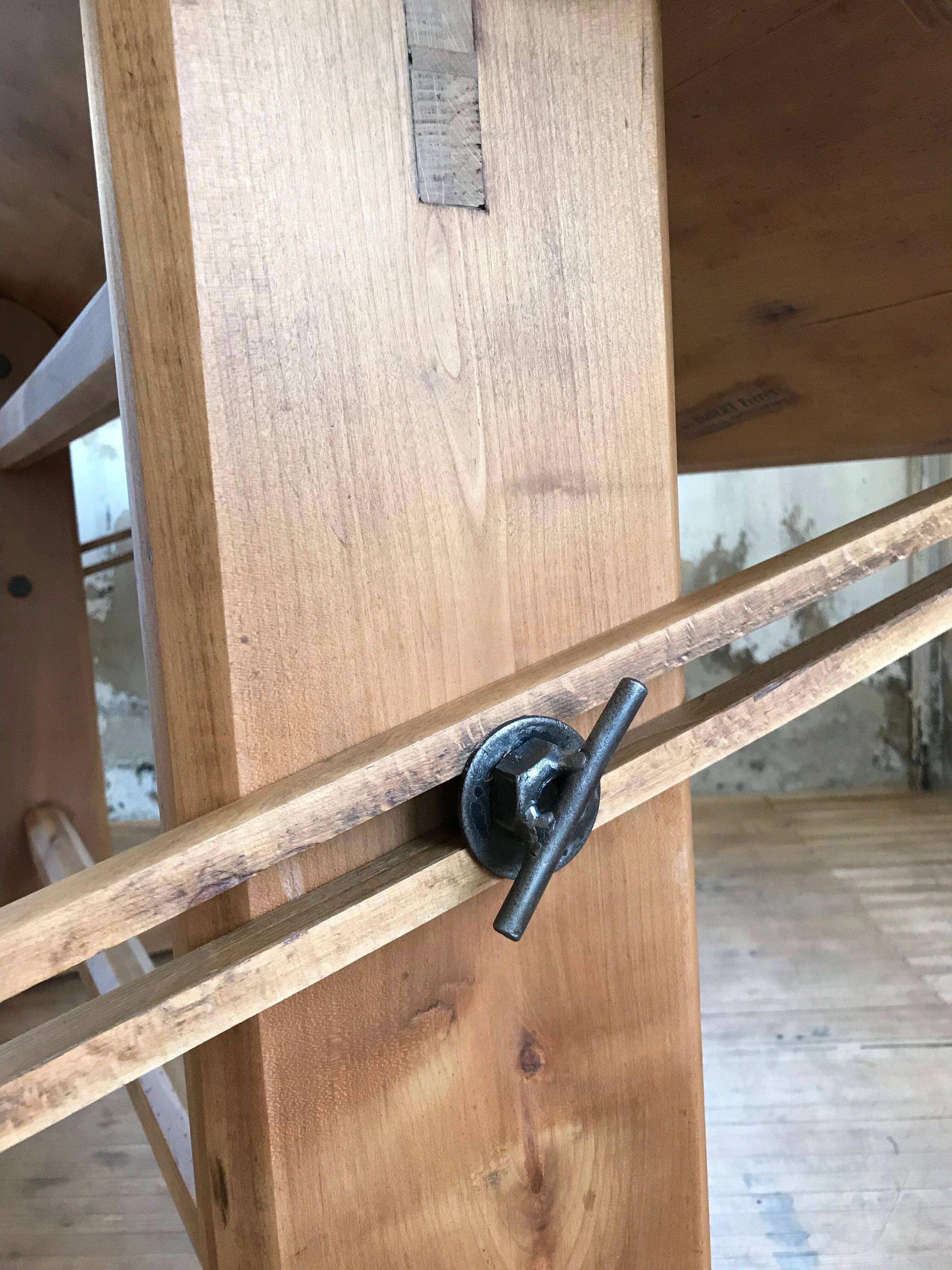 Architect wooden table