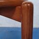 Tabouret en pin massif 1970