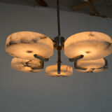 Marble art deco chandelier, 1930