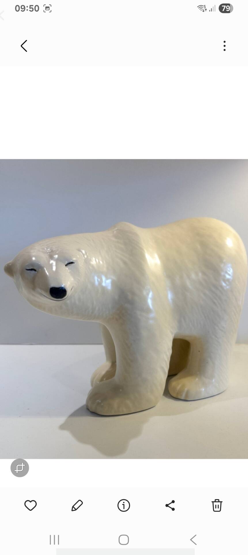 Polar Bear Duo from the Lilla Zoo series by Lisa Larson