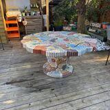 Unique model mosaic outdoor table