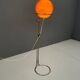 Atomic age Orange glass floor lamp by Tibor Hazi, Hungary, 1973