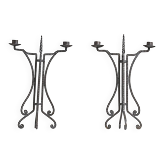 Arabesque candle holders