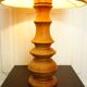 Lampe "Herbier" en bois massif 1970