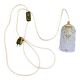 1960s cut glass portable lamp - Accent light (2 available)