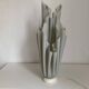 Vintage 1970s Georgia Jacob Athena Mouse Grey Draped Lamp - 50cm
