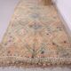 Peach Vintage Moroccan Rug 183 x 357 cm - Berber Wool Rug - Handmade Rug