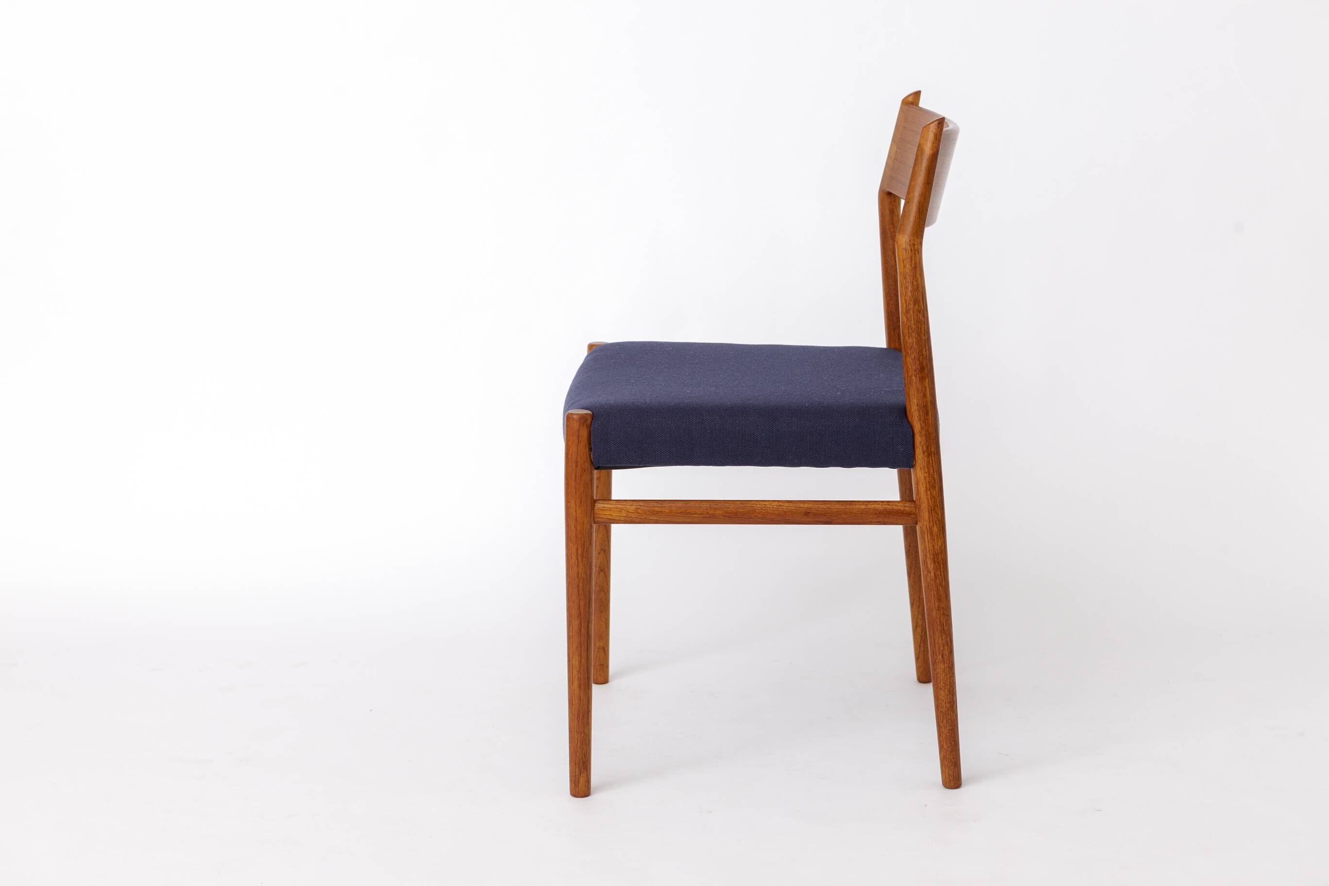 Arne Vodder Teak Chair Model 418 for Sibast, Danish Mid-Century, 1960s