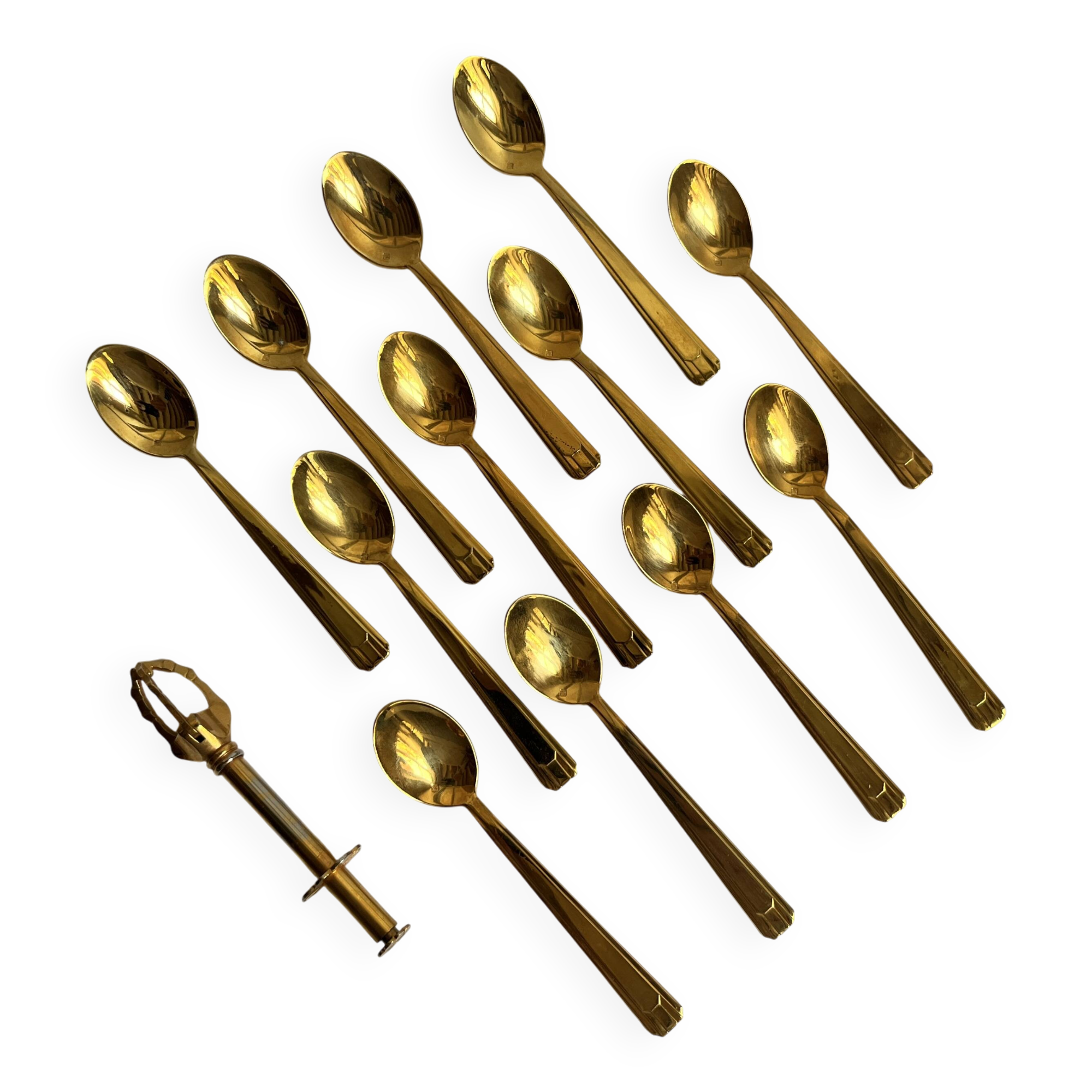 Fabiora 24-carat gilded spoons