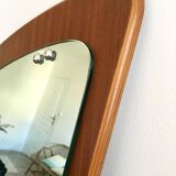 Asymmetrical Scandinavian mirror 77x37cm