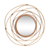 Natural rattan mirror 60cm