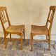 Paire de chaise bistrot Stella France vintage années 50