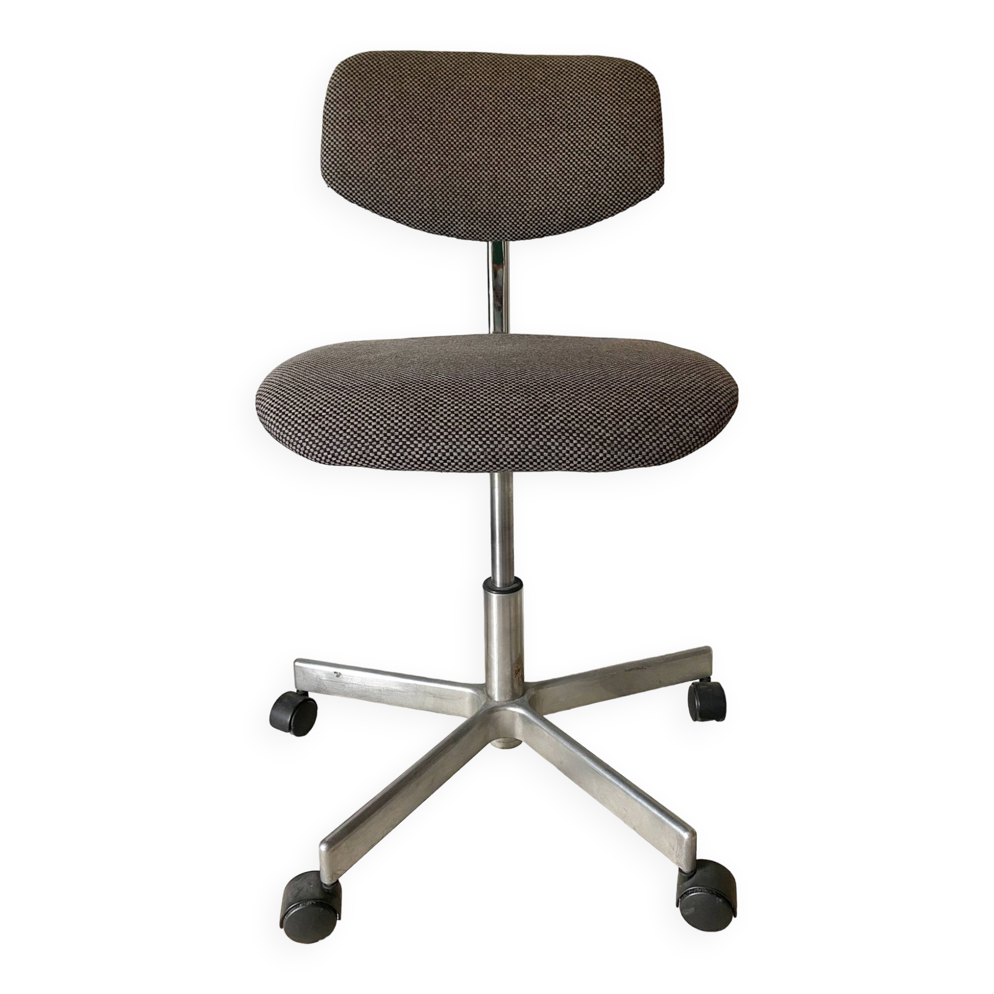 Swivel vintage office chair, adjustable height