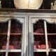 18th-century Provençal library in painted wood