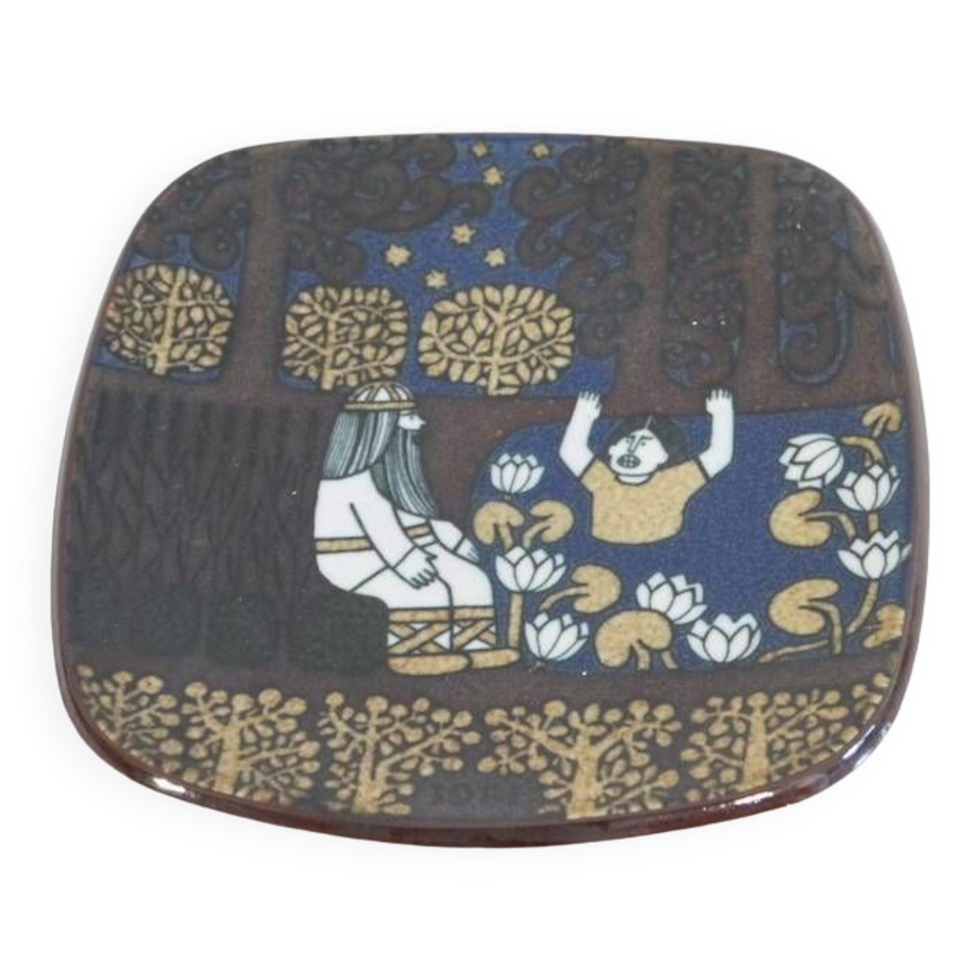 Vintage ceramic plate from Arabia