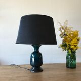 Blue ceramic lamp