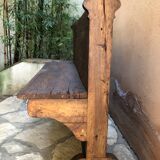 Church bench in solid wood