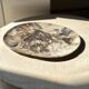 Very large pocket or dish in petrified wood