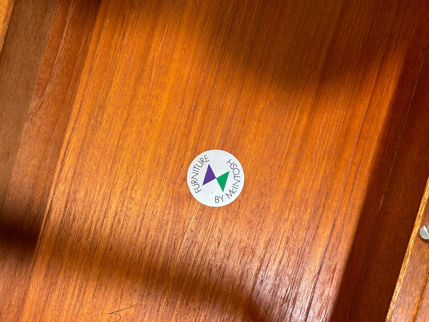 Mid century retro vintage teak McIntosh coffee table 1960