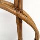 Lampadaire sculptural en rotin cintré