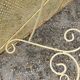 Wrought iron garden table full old garden furniture