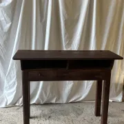 Dark wood secretary desk
