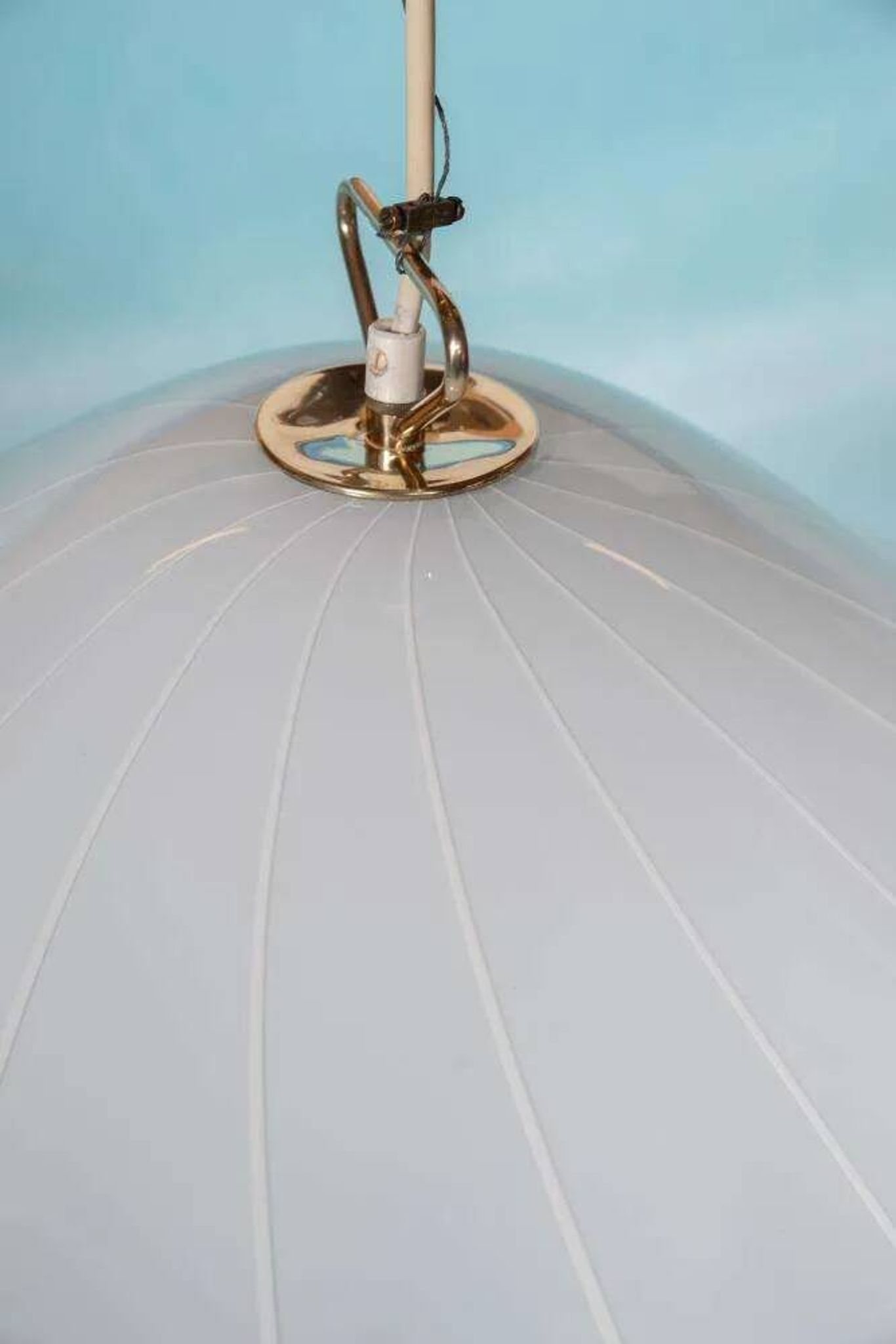 Vintage glass suspension lamp Kalmar Fazzoletto