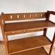 vintage folding librarian's shelf