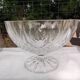 Set of 6 ice cream bowls and a cut crystal fruit bowl – vintage