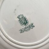 6 assiettes plates en terre de fer "Sagittaires" Gien