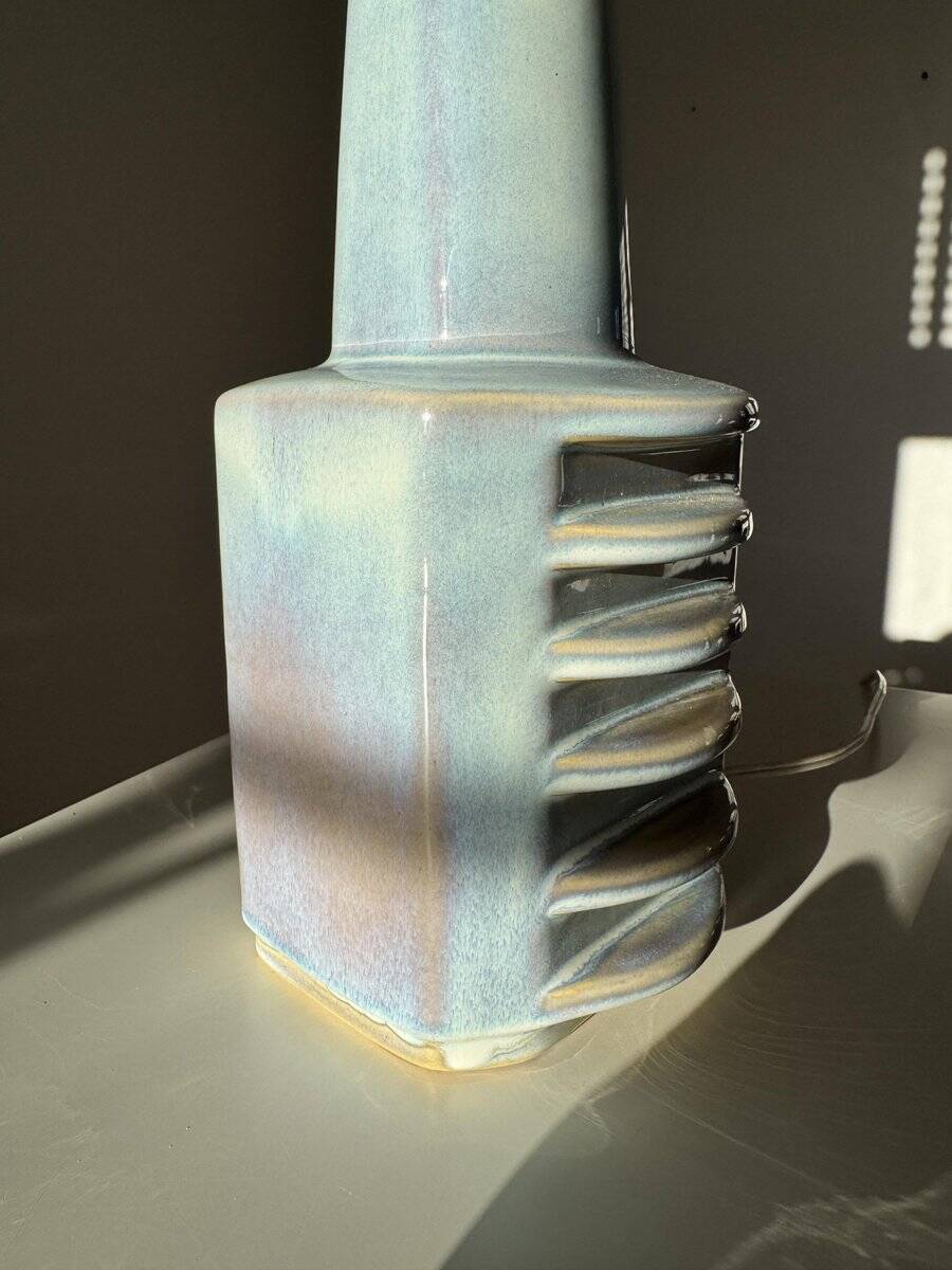 Lampe de table par Einar Johansen pour Søholm Stentøj, céramique, Danemark, années 1960.
