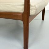 Vintage Two-Seater Senator Sofa in Teak by Ole Wanscher for Cado, 1970s