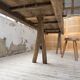Brutalist popular art table XXL 3.5m/4m pine and oak