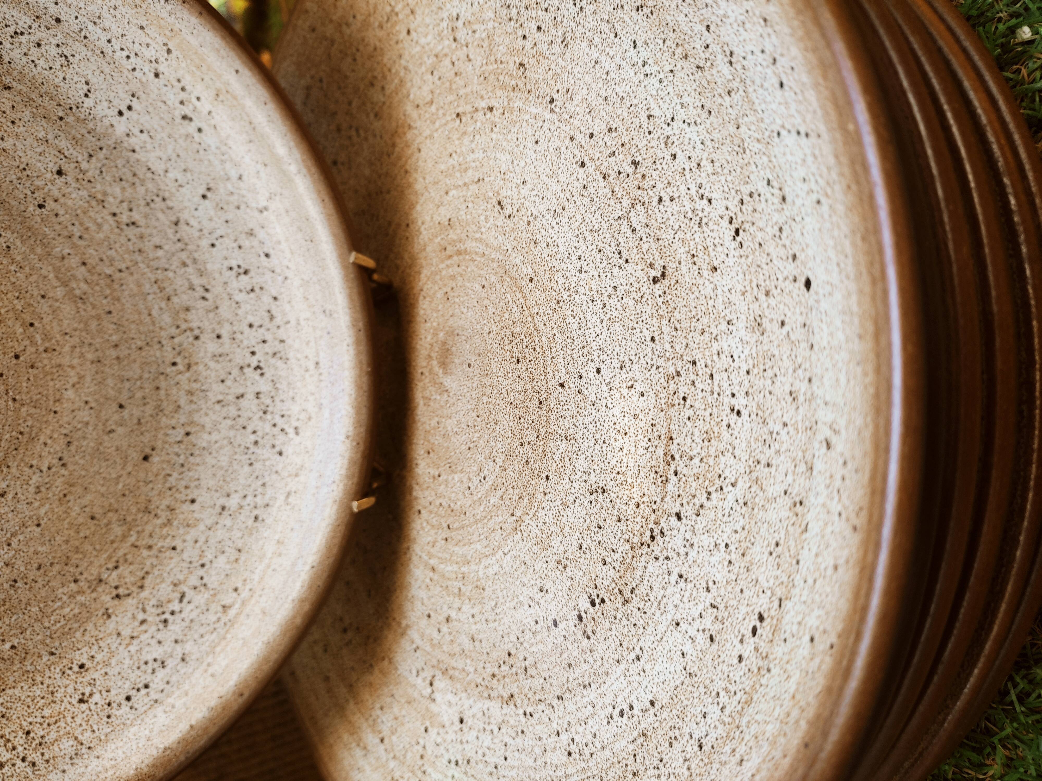 7 ceramic plates by Niderviller model Toledo