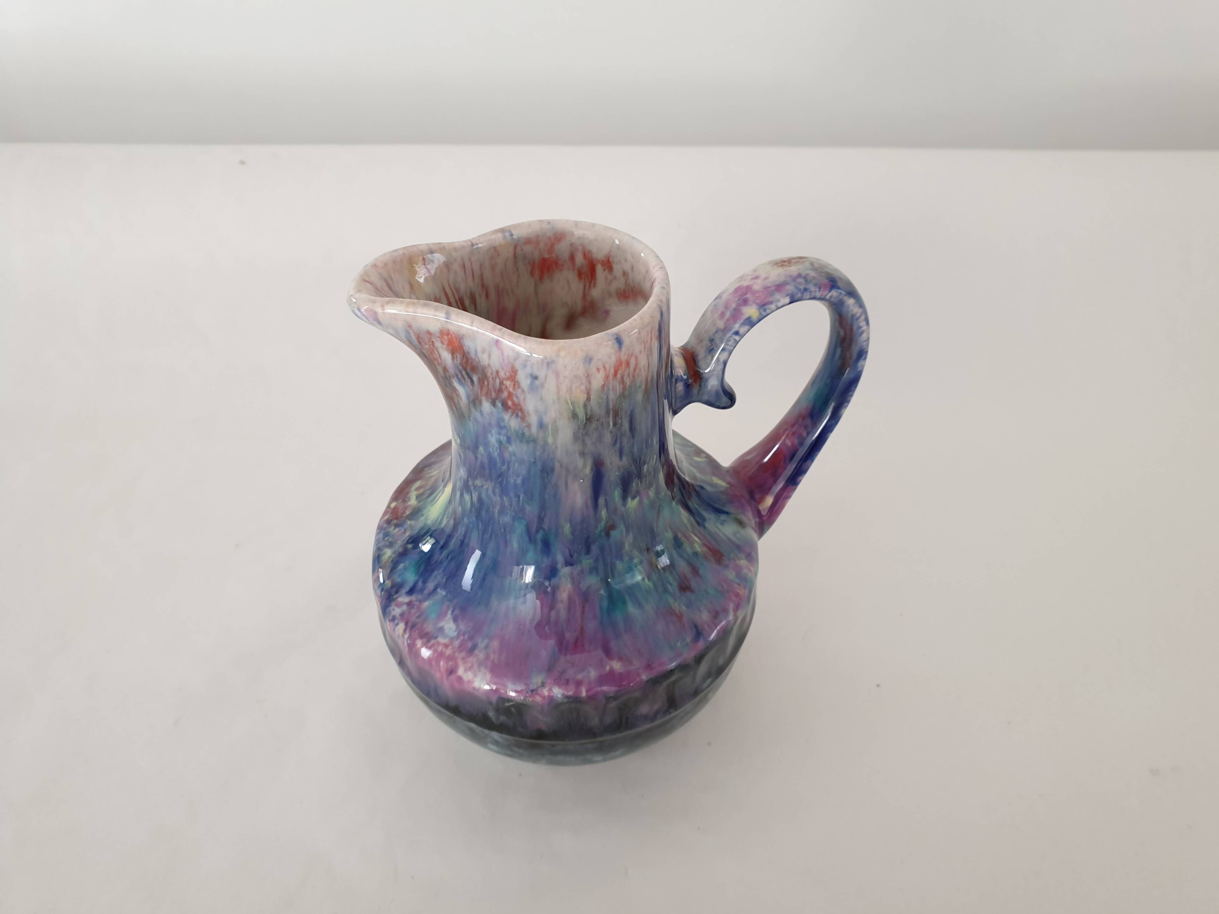 Small ceramic pitcher / milk jug Signed Morvan